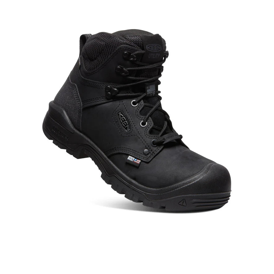 Men's Independence 6" Waterproof Boot (Carbon Toe) - Black