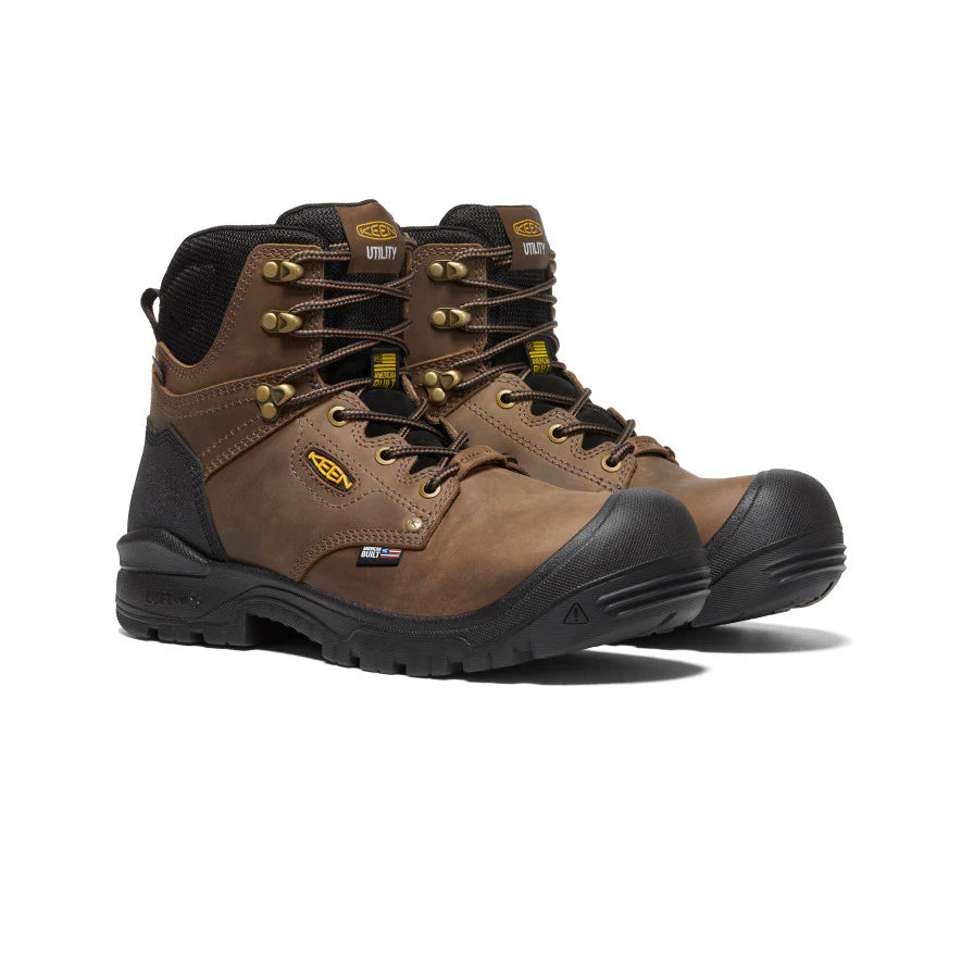 Men's Independence 6" Waterproof Boot (Carbon Toe) - Dark Earth