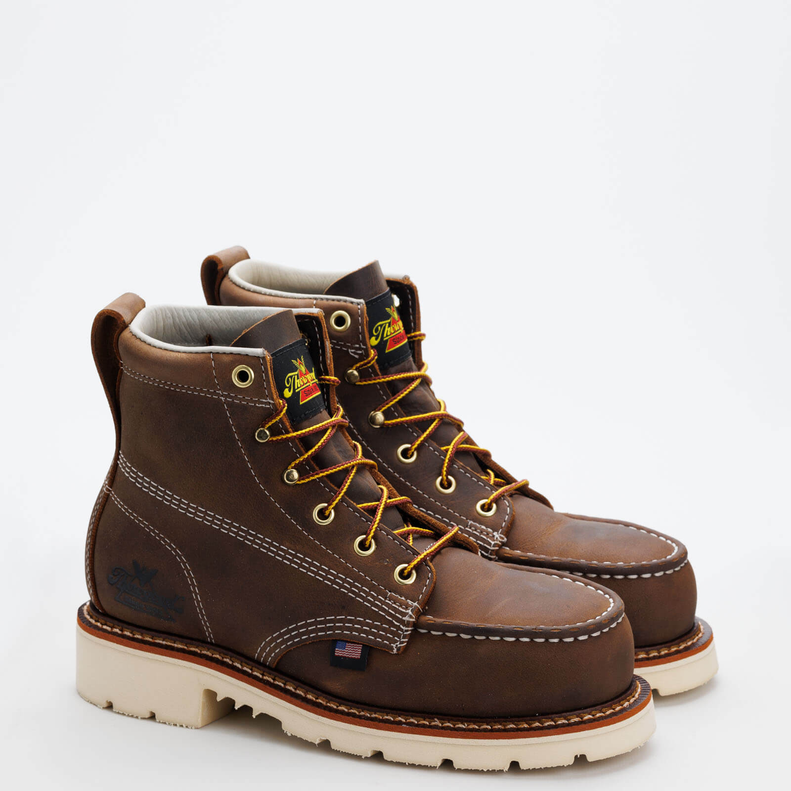 Women's American Heritage - 6" Trail Crazy Horse Safety Toe - Moc Toe Maxwear 90