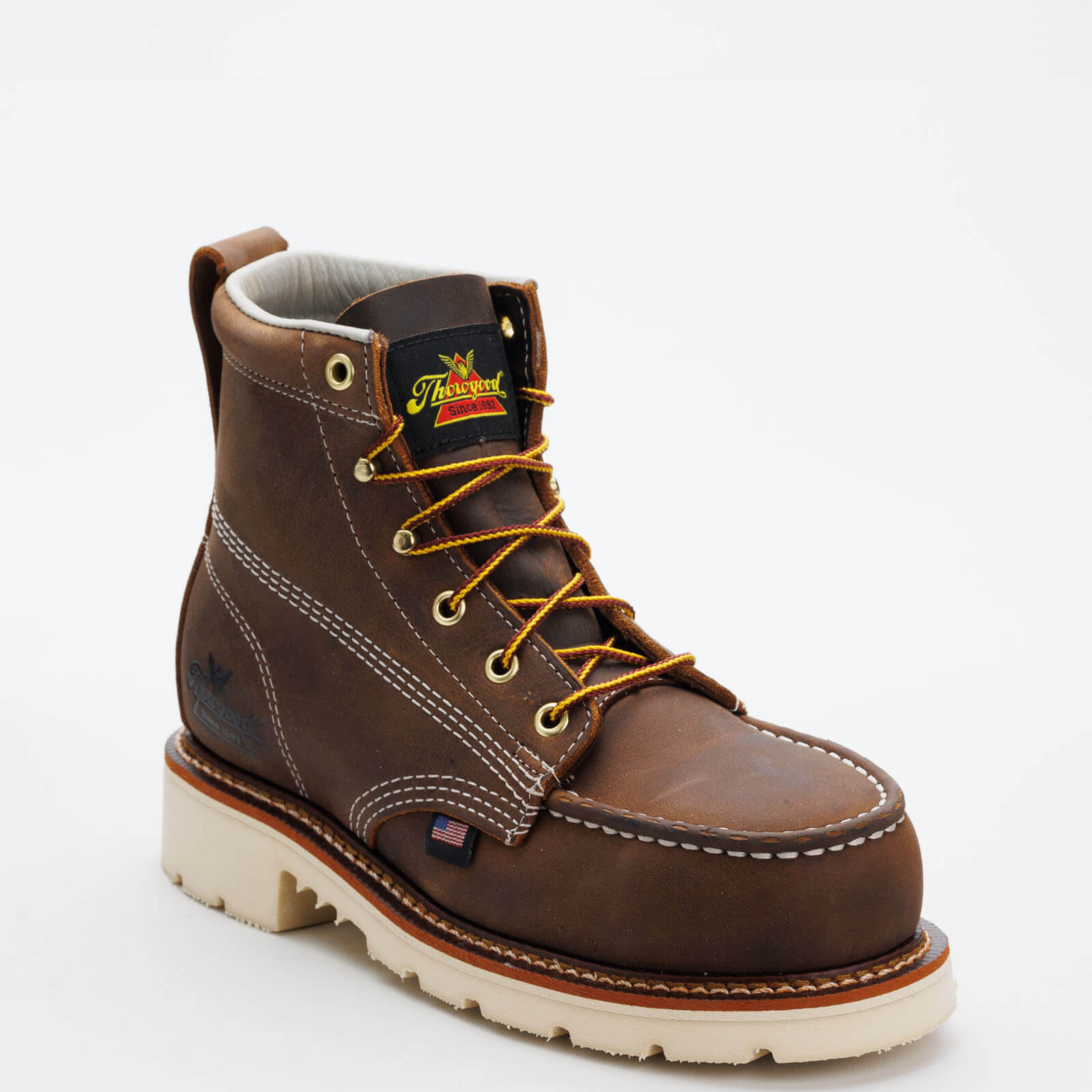 Women's American Heritage - 6" Trail Crazy Horse Safety Toe - Moc Toe Maxwear 90