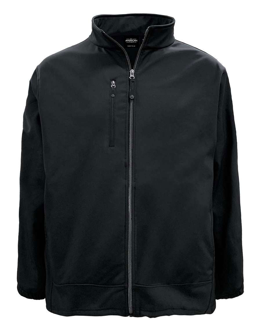 All American Clothing Co. - Men's 3 Layers Soft Shell Full Zip Jacket