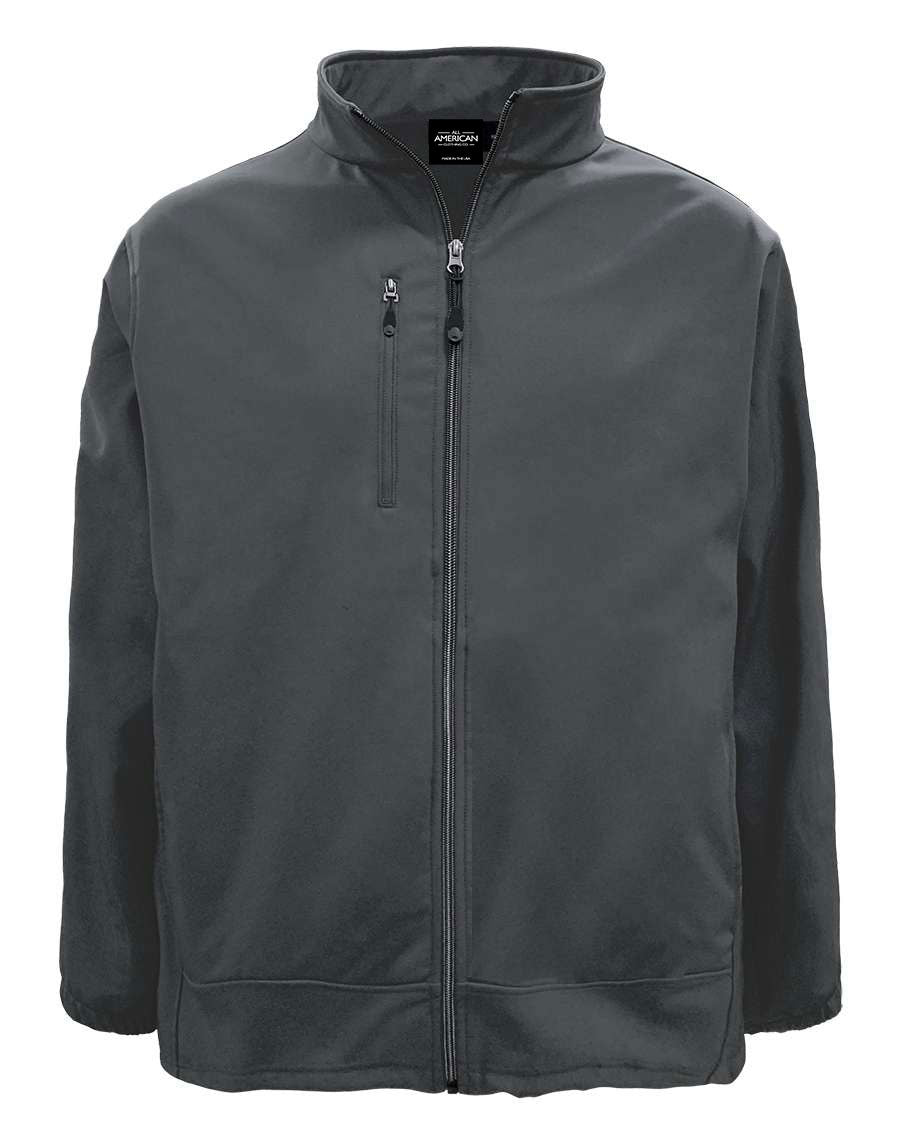 All American Clothing Co. - Men's 3 Layers Soft Shell Full Zip Jacket