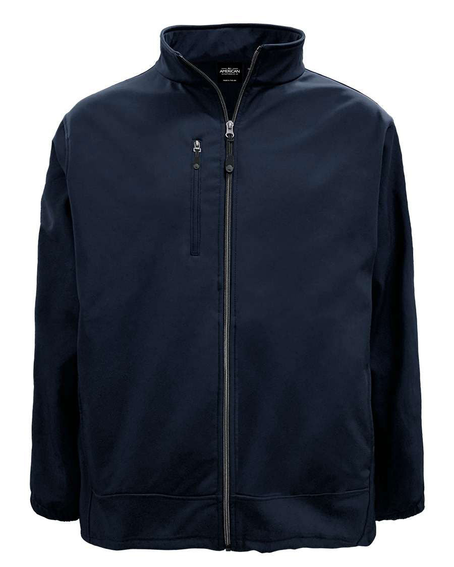 All American Clothing Co. - Men's 3 Layers Soft Shell Full Zip Jacket