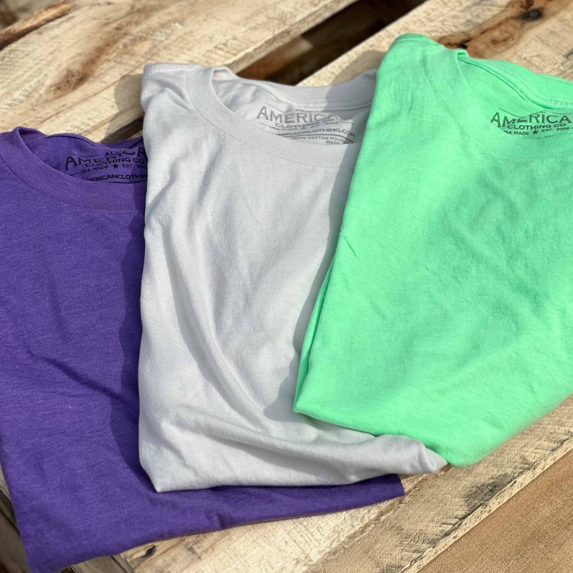 Classic Cotton Blend Crew Neck T -  2024 Summer Colors