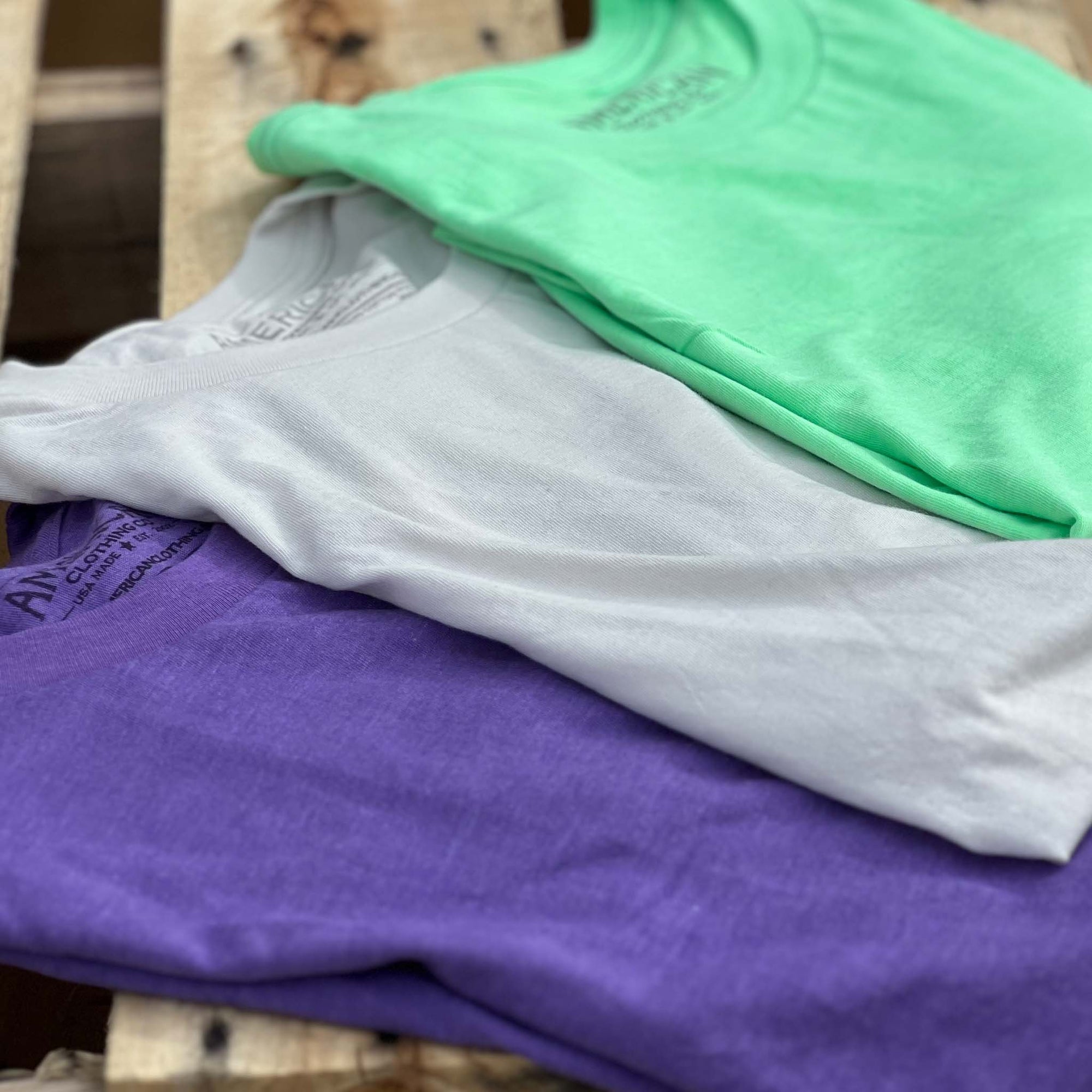 Classic Cotton Blend Crew Neck T -  2024 Summer Colors