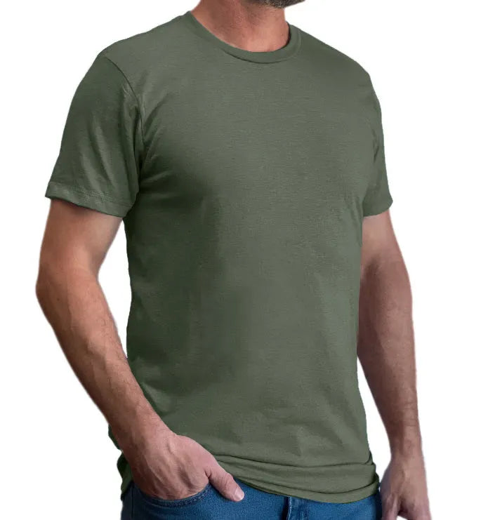 Classic Cotton Blend Crew Neck T-Shirt All American Clothing Co.