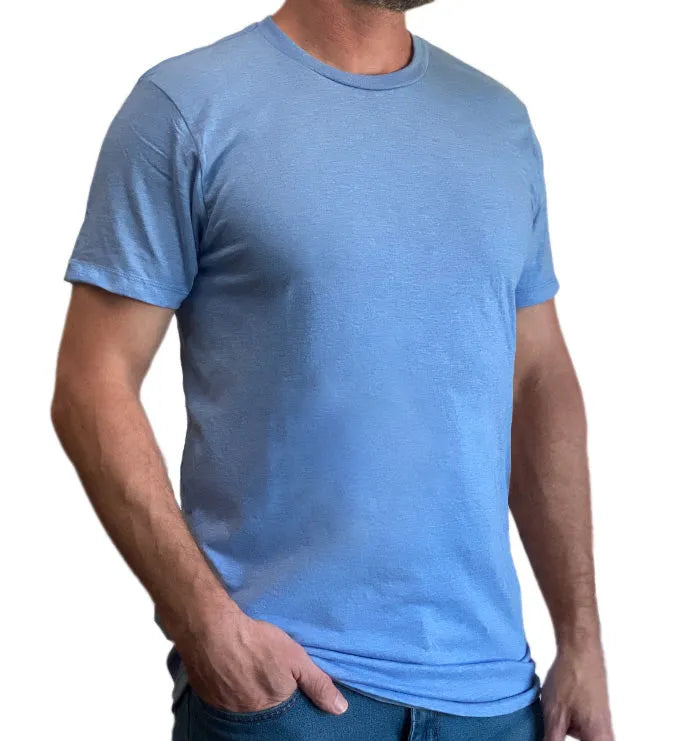 Classic Cotton Blend Crew Neck T-Shirt All American Clothing Co.