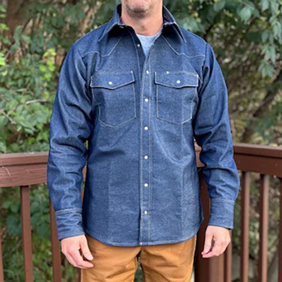 Heavyweight Denim Work Shirt - Made in USA