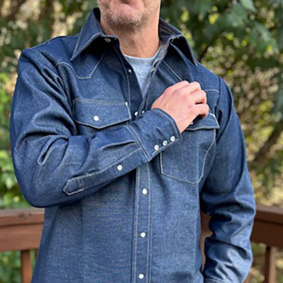 Heavyweight Denim Work Shirt - Made in USA