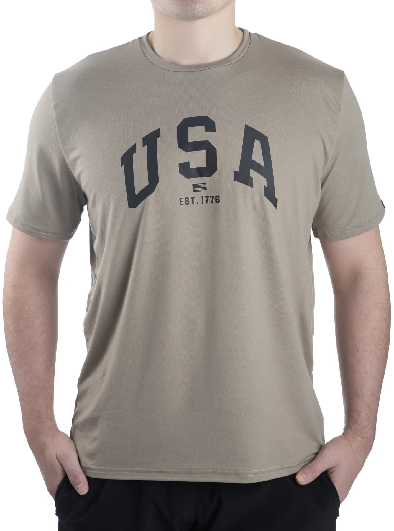 Men's SoftTECH Short Sleeve USA Tee