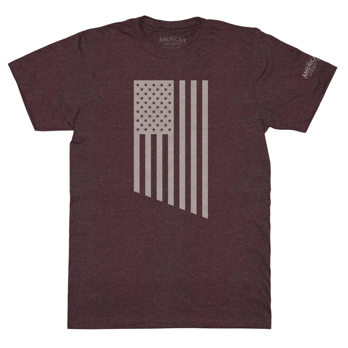 Diagonal Flag Graphic T-Shirt | All American Clothing - All American ...