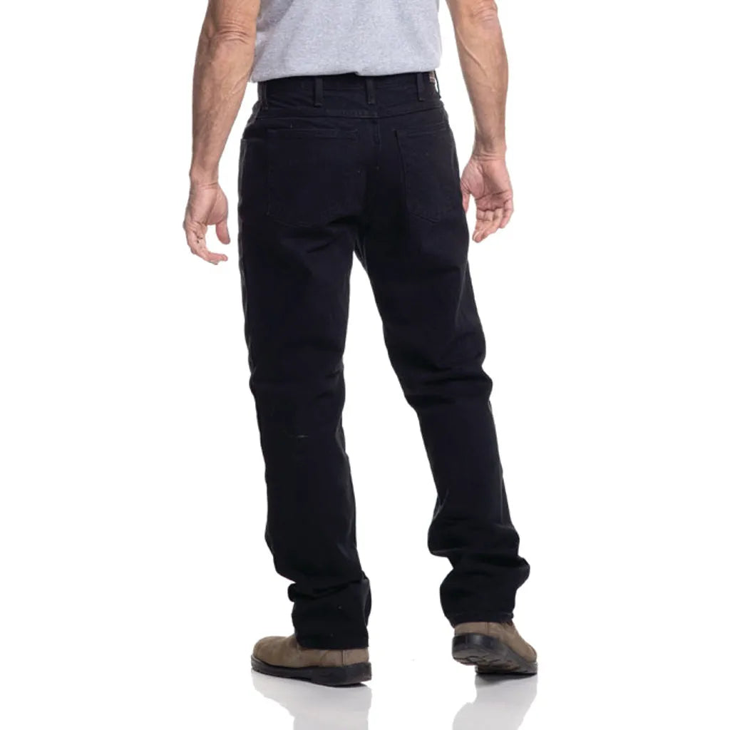 AA101B - Men's Original Jean - Black Denim - Made in USA All American Clothing Co.