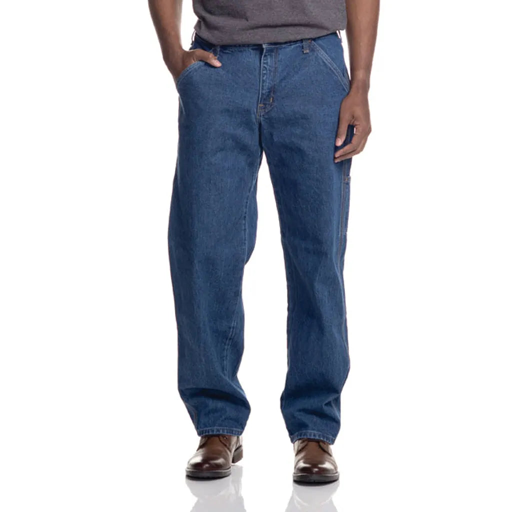Men Cotton Slant Pocket Loose Fit Jeans  Loose fit jeans, Jeans outfit  men, Denim pants mens