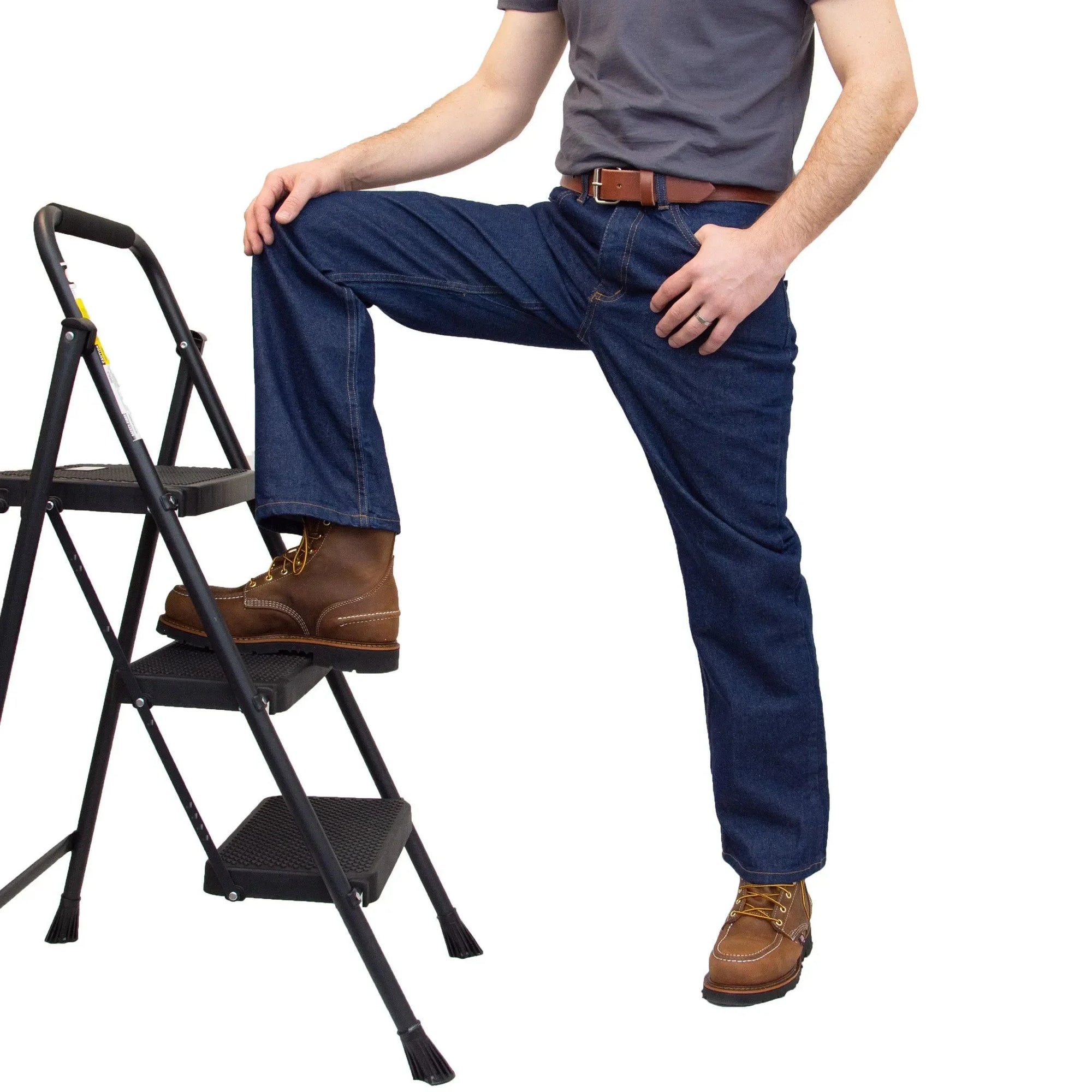 AA701D - Men's Boot Cut Jean with Gusset - Dark Stonewash - Big Sizes All American Clothing Co.