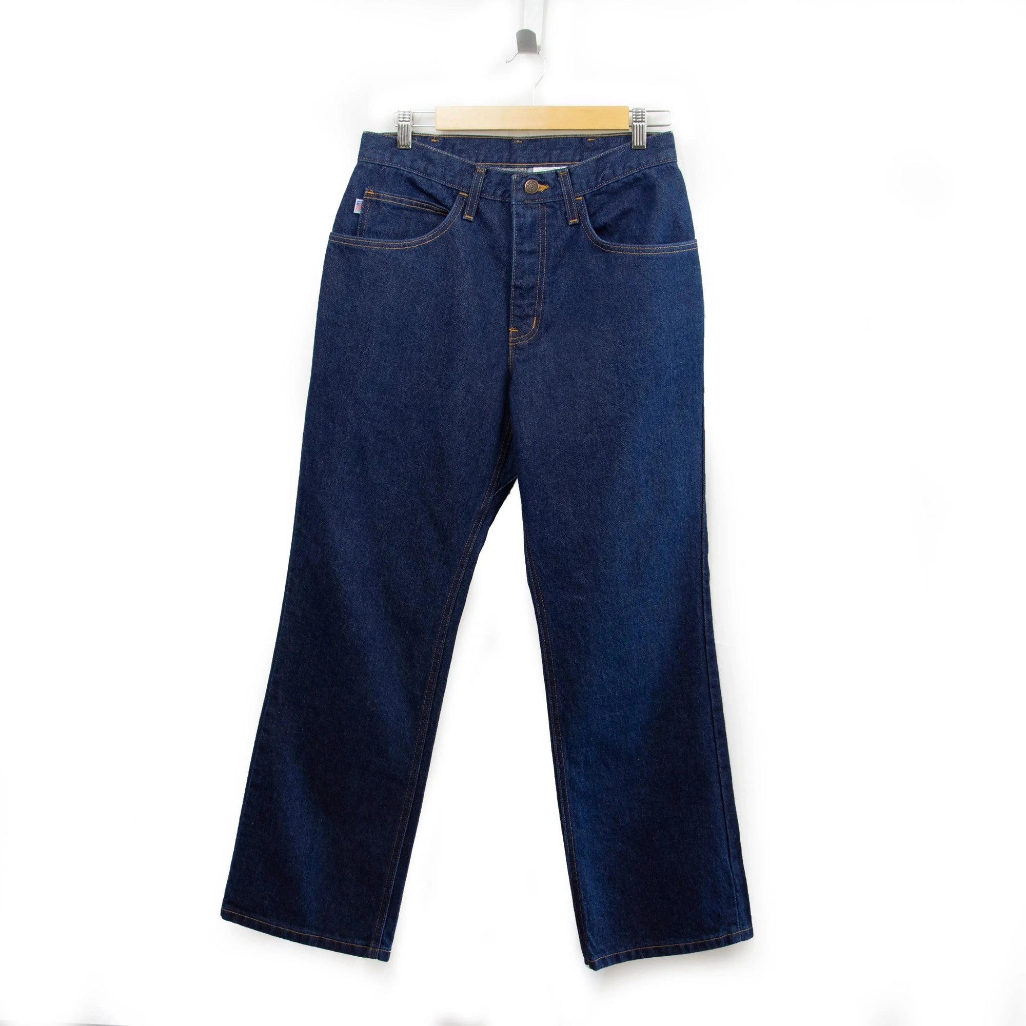 AA701D - Men's Boot Cut Jean with Gusset - Dark Stonewash - Big Sizes All American Clothing Co.