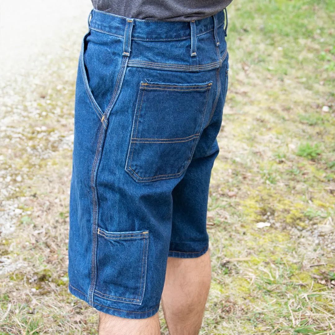 Male fashion jean shorts