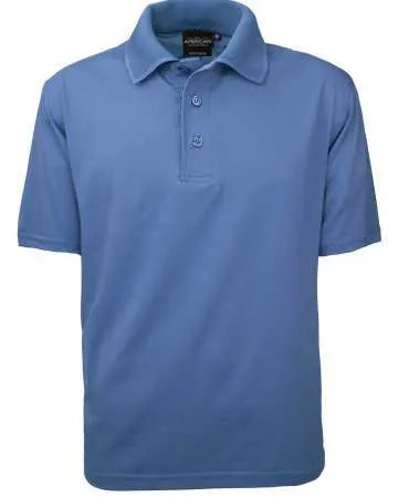 Sky blue polo shirt