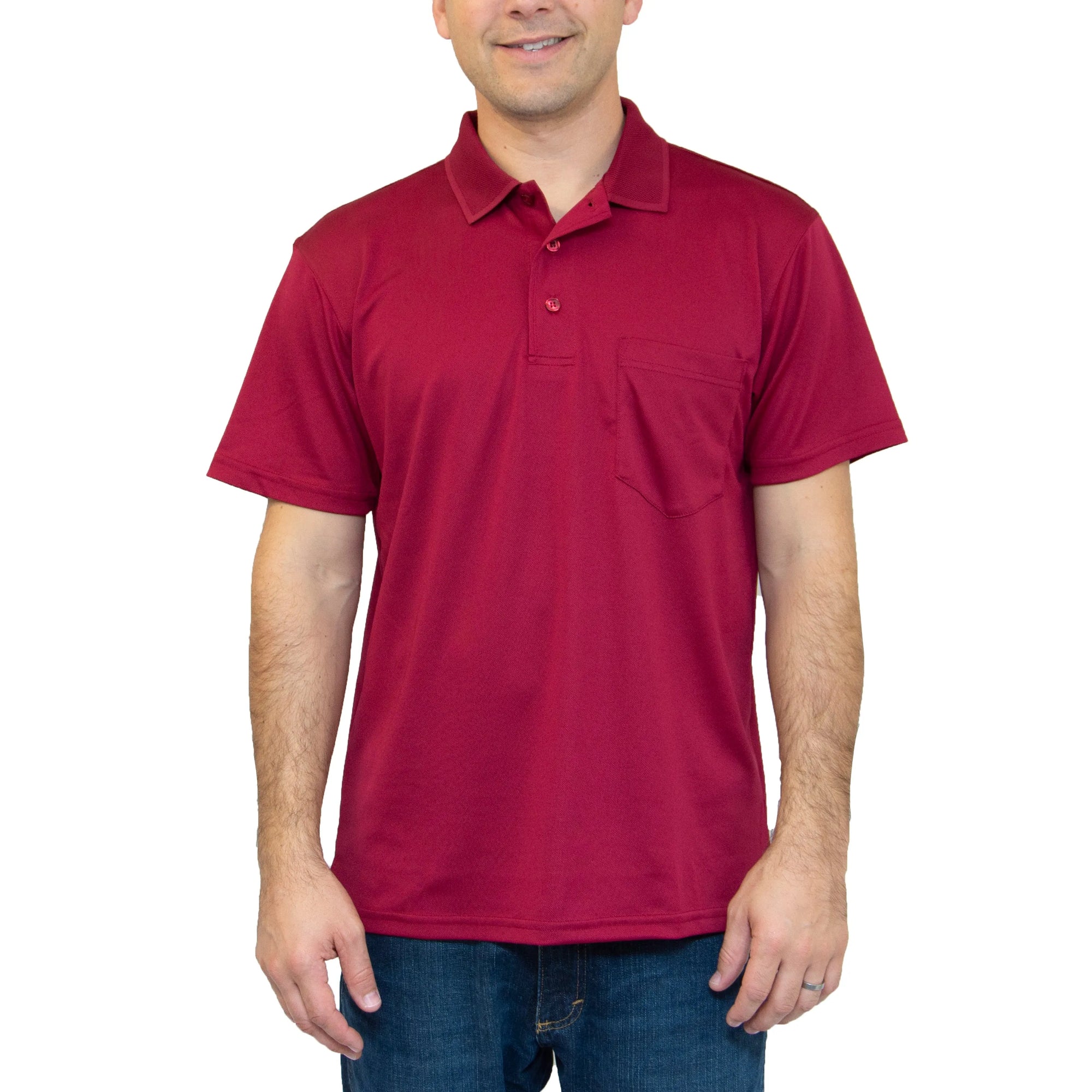 All American Clothing Co. - Aqua Dry Polo with Pocket Akwa