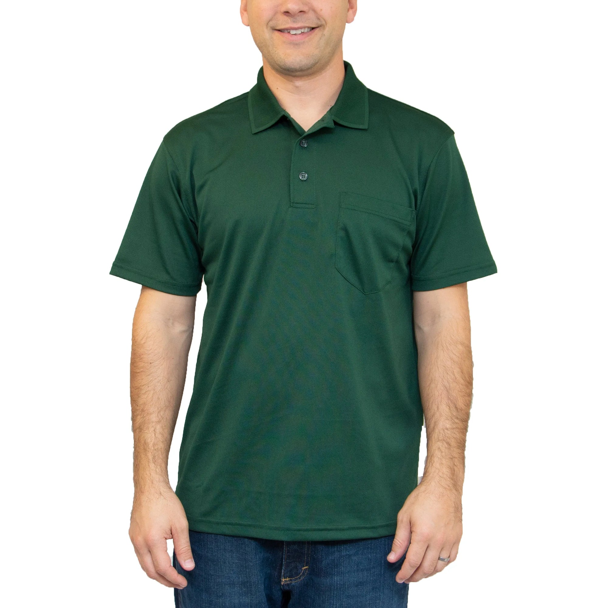 All American Clothing Co. - Aqua Dry Polo with Pocket Akwa