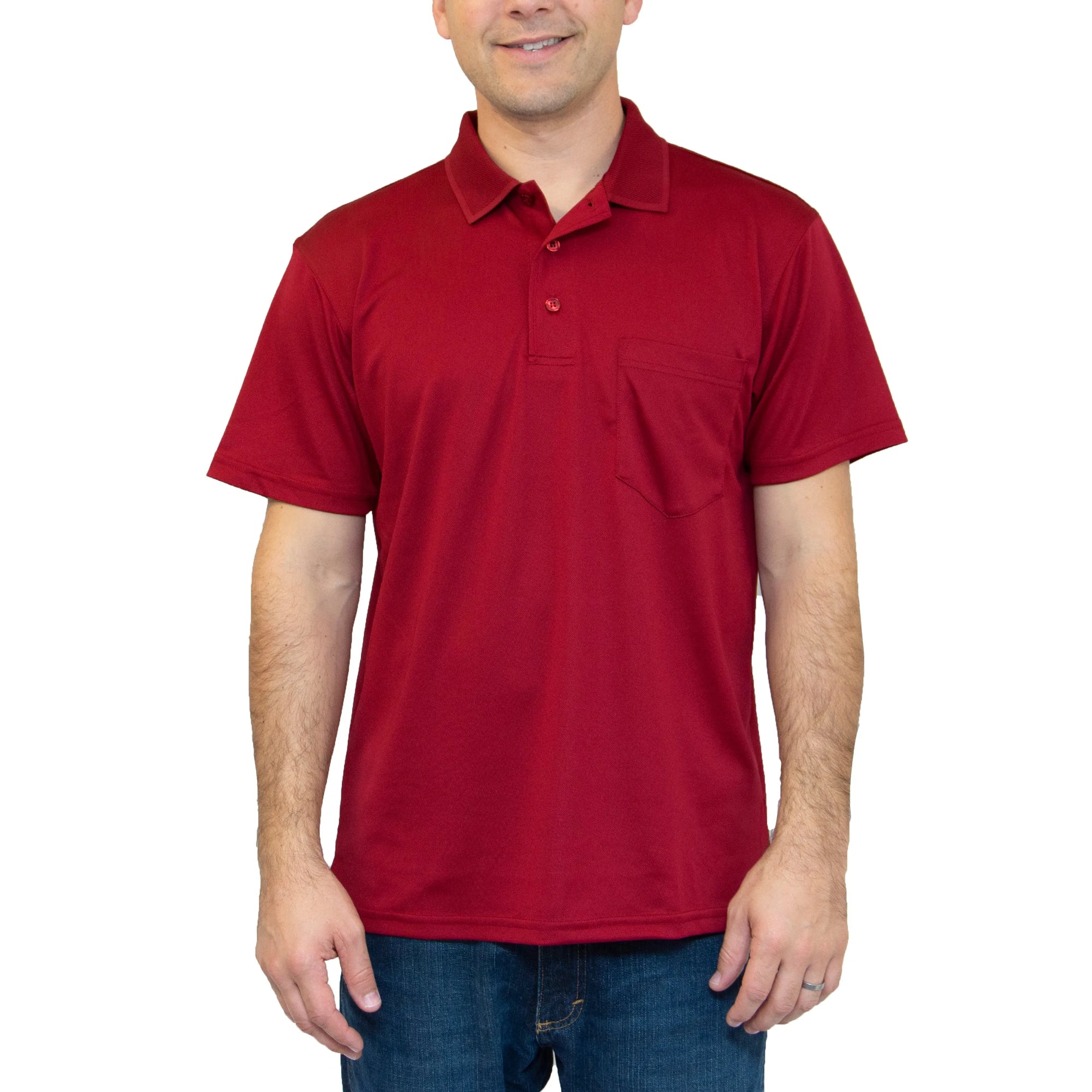 All American Clothing Co. - Aqua Dry Polo with Pocket Akwa