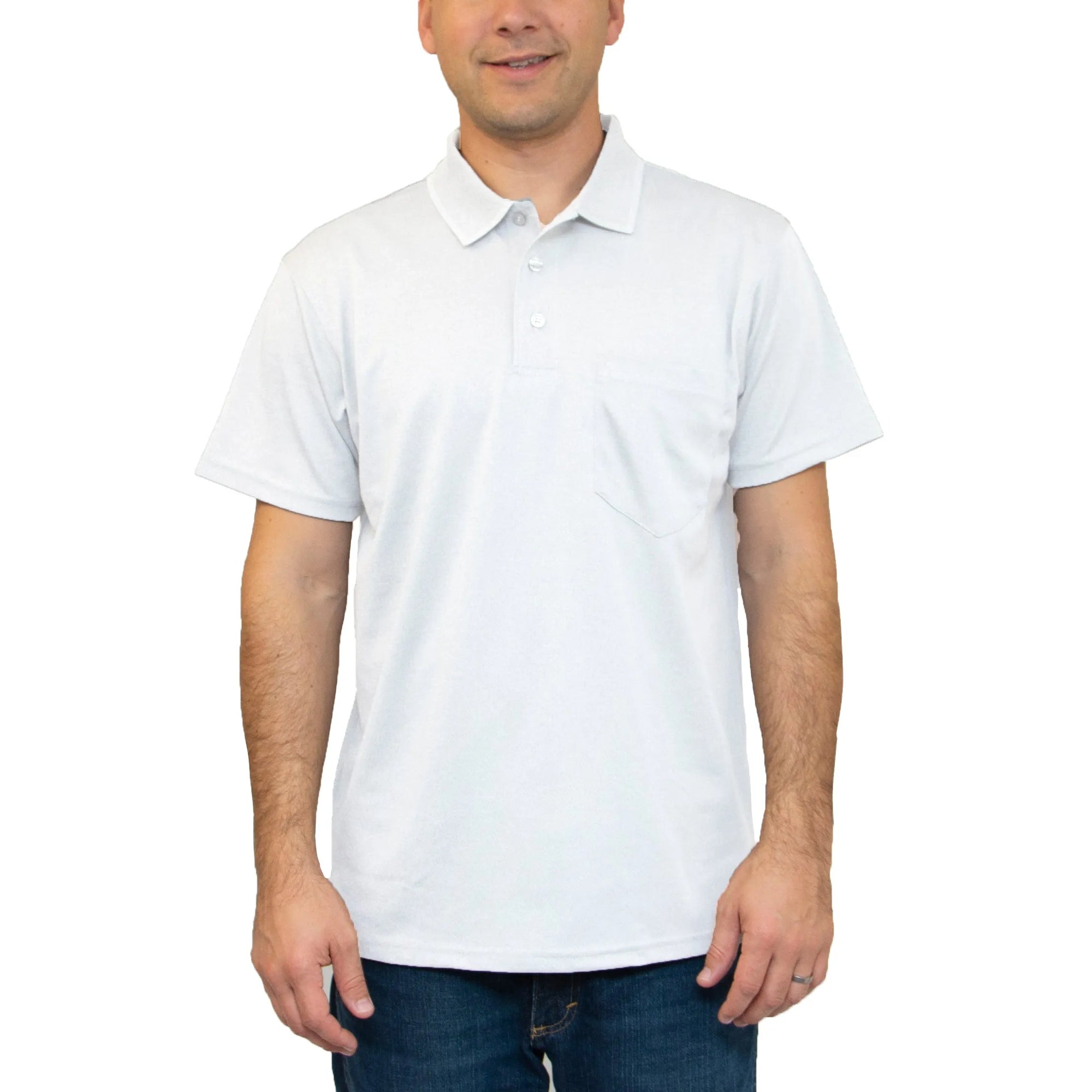 All American Clothing Co. - Aqua Dry Polo with Pocket Akwa