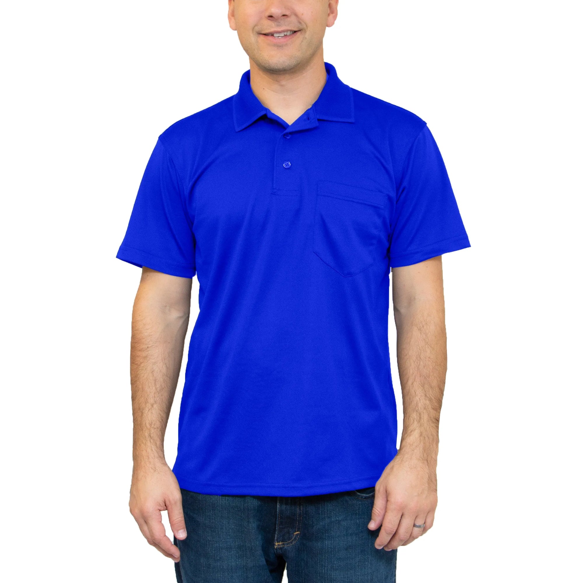 All American Clothing Co. - Aqua Dry Polo with Pocket Akwa