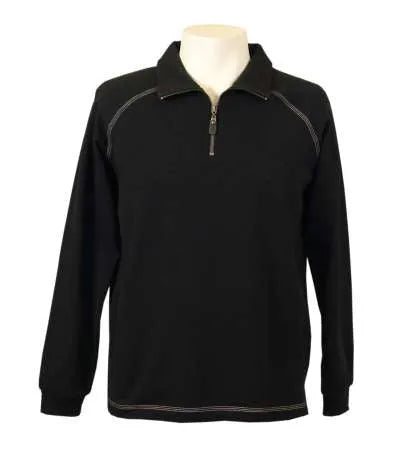 1/4 Zip Long Sleeve Pullover - All American Clothing Co