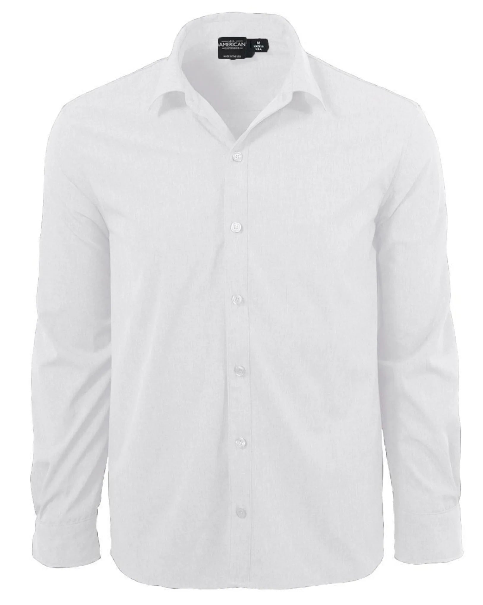 All American Clothing Co. - Men's Long Sleeve Dress Shirt Akwa