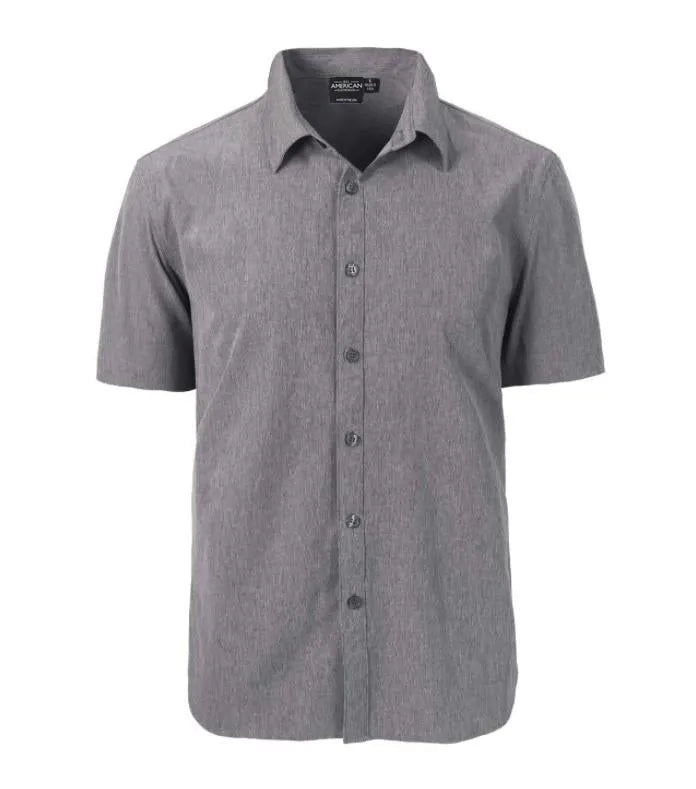 All American Clothing Co. - Men's Short Sleeve Dress Shirt Akwa