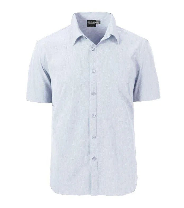 All American Clothing Co. - Men's Short Sleeve Dress Shirt Akwa