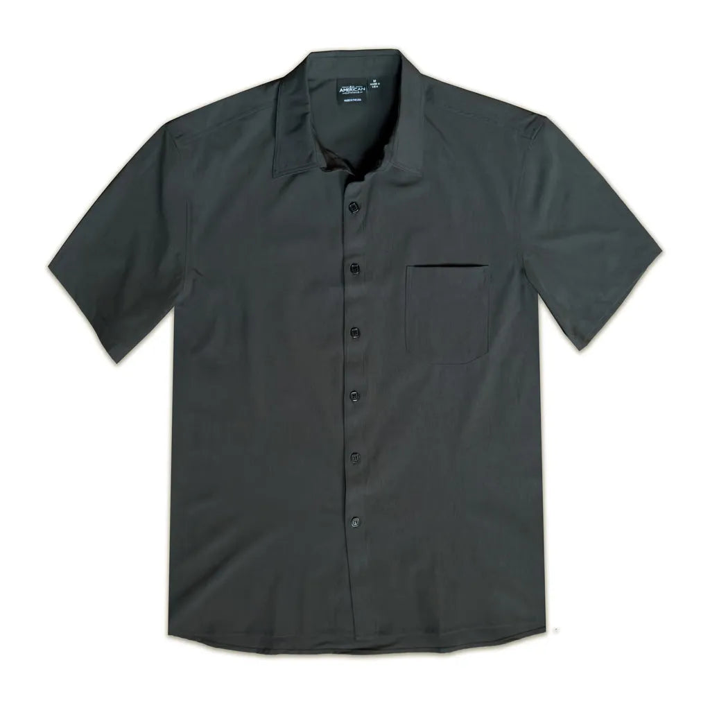 All American Clothing Co. - Men&#39;s Short Sleeve Dress Shirt with Pocket Akwa