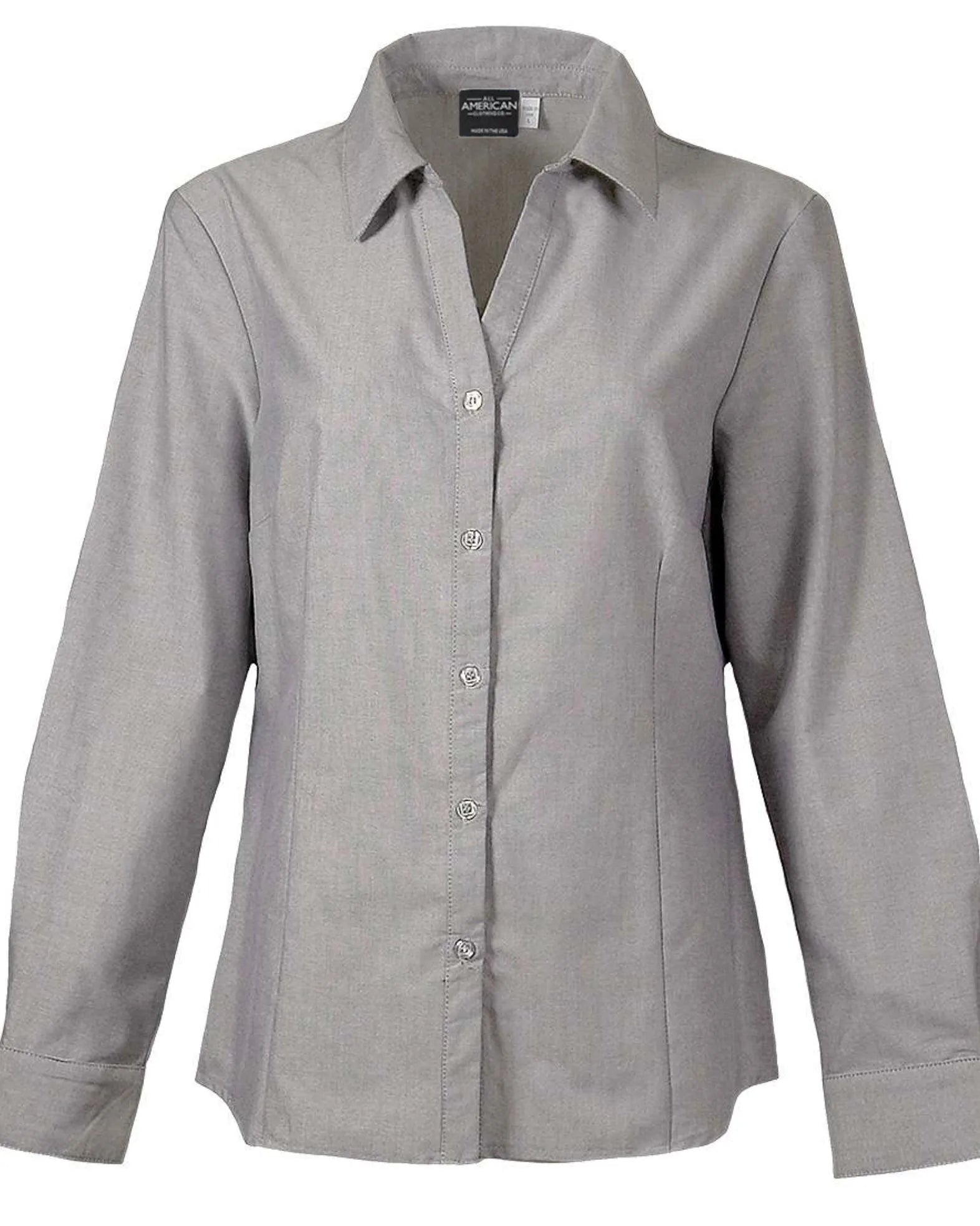 All American Clothing Co. - Women's Oxford Dress Shirt Akwa