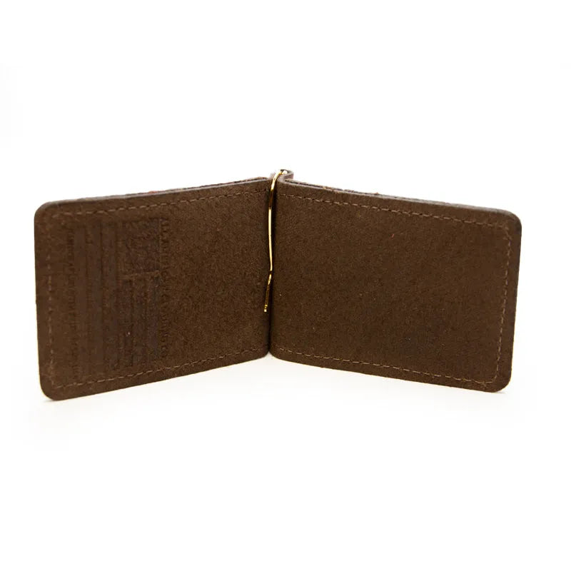 Deluxe Horween Leather Money Clip North Star Leather