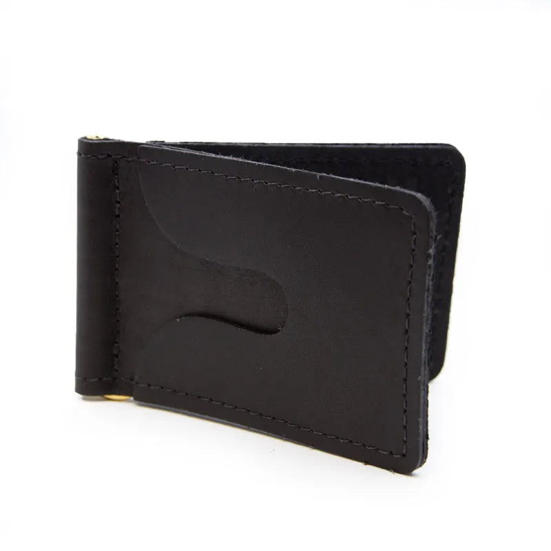 Deluxe Horween Leather Money Clip North Star Leather