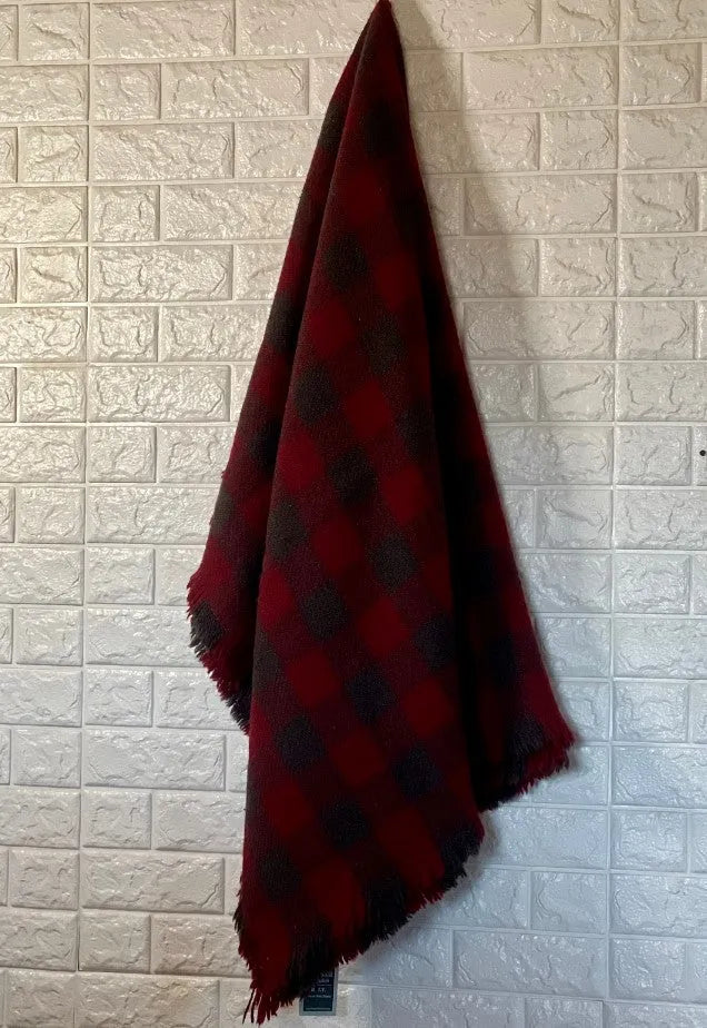 Farmhouse Collection - Buffalo Check Throw All American Clothing Co