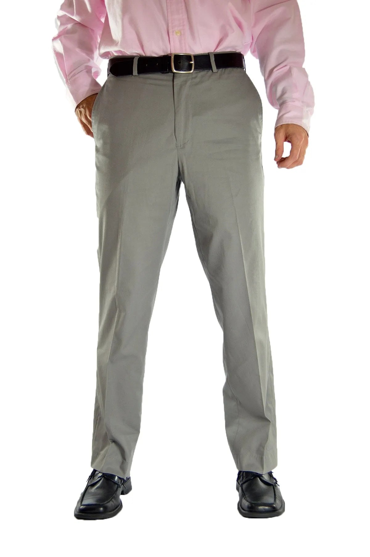 Georgia Cotton Gabardine Pants - Medium Grey All American Khaki