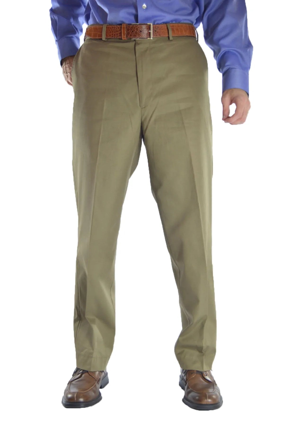 Georgia Cotton Gabardine Pants - Olive All American Khaki