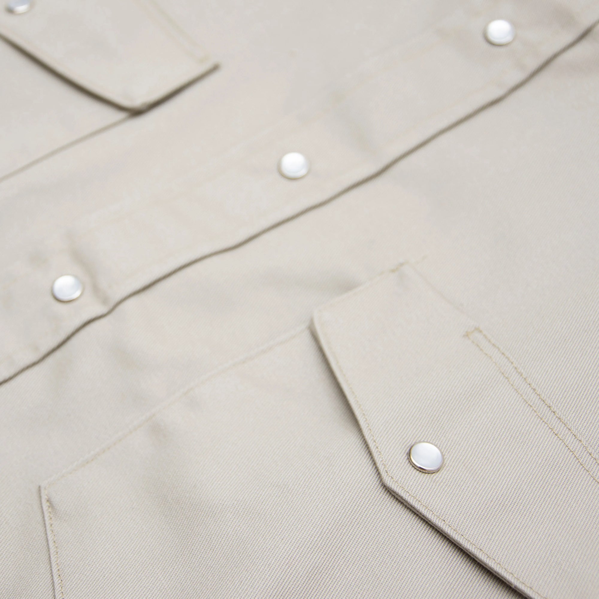 Heavyweight Khaki Work Shirt - Made in USA BB Brand