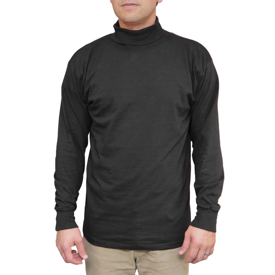 Long Sleeve Cotton Turtleneck Lifewear Inc