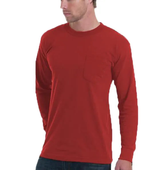 Long Sleeve Heavyweight 100 Cotton T Shirt All American Clothing Co 