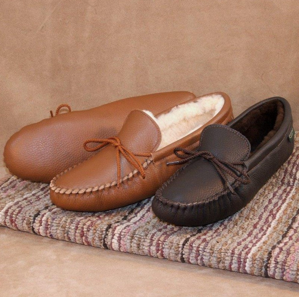 Men&#39;s Softsole Sheepskin Slippers Footskins