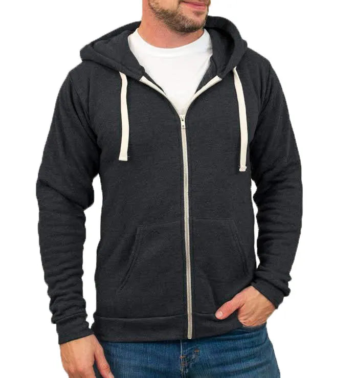 Organic Cotton Zip Up Hoodie For Sale - All American Clothing Co