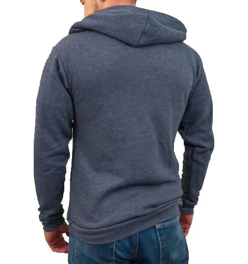 Organic Full Zip Hoodie Royal Apparel