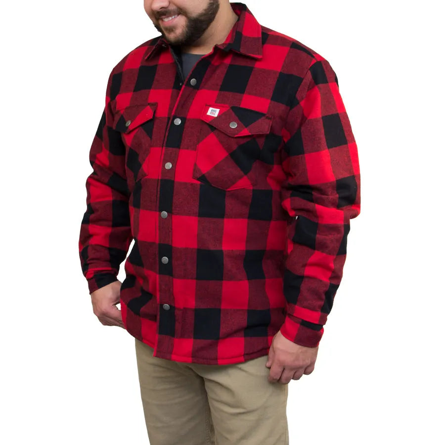 Nylon lined flannel outlet shirt