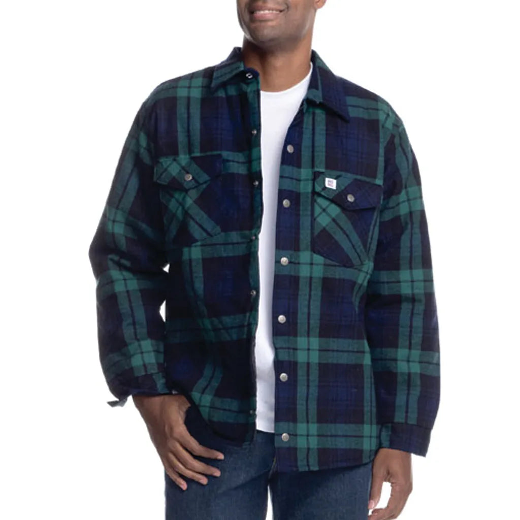 JOBMAN Quilt-lined Flannel Shirt