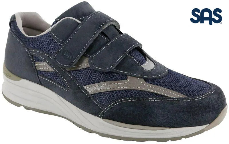 SAS Men&#39;s Blue JV Mesh Active Sneaker San Antonio Shoes