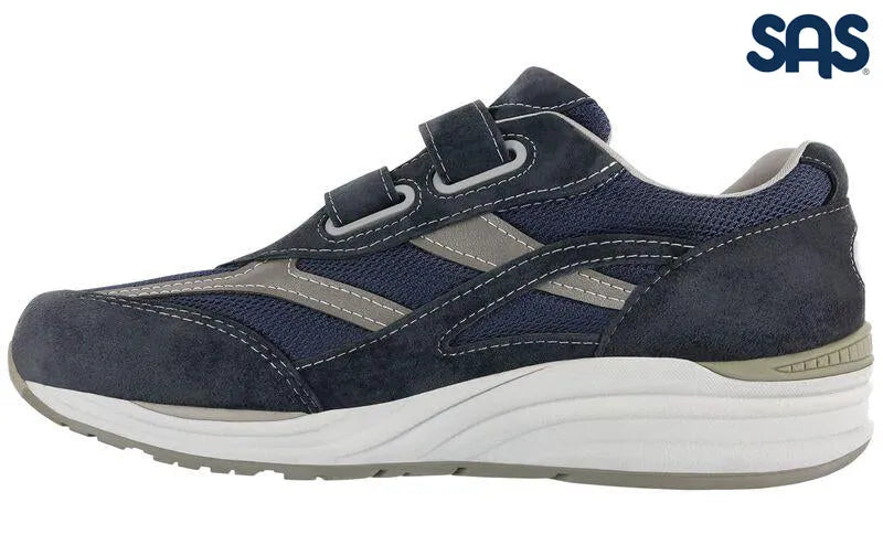 SAS Men's Blue JV Mesh Active Sneaker San Antonio Shoes