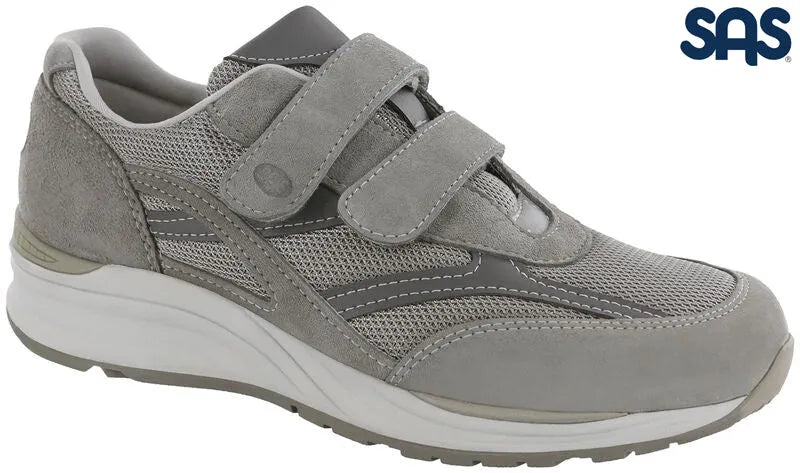 SAS Mens Gray JV Mesh San Antonio Shoes