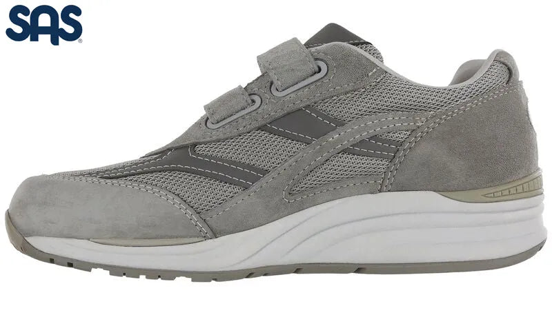 SAS Mens Gray JV Mesh San Antonio Shoes