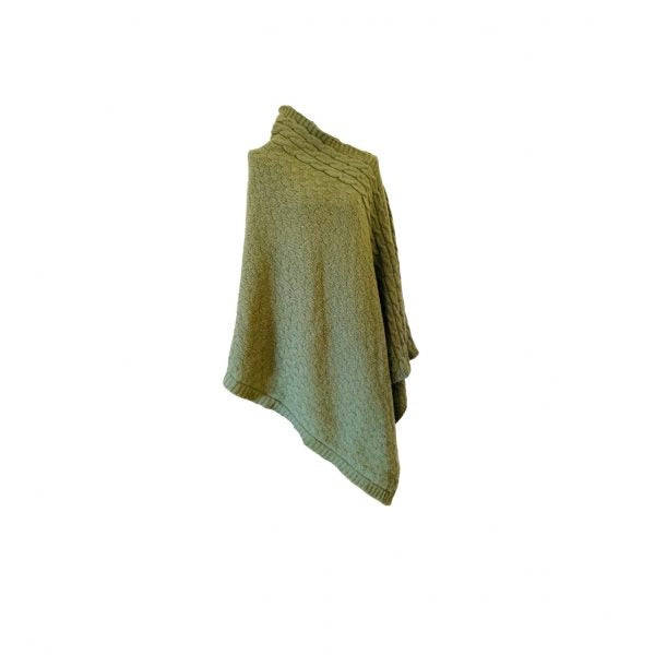 Cabled Accent Pacarino Poncho